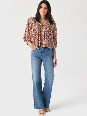 NWT Rhode Tammy Top in Sienna Bloom Women's Size Small